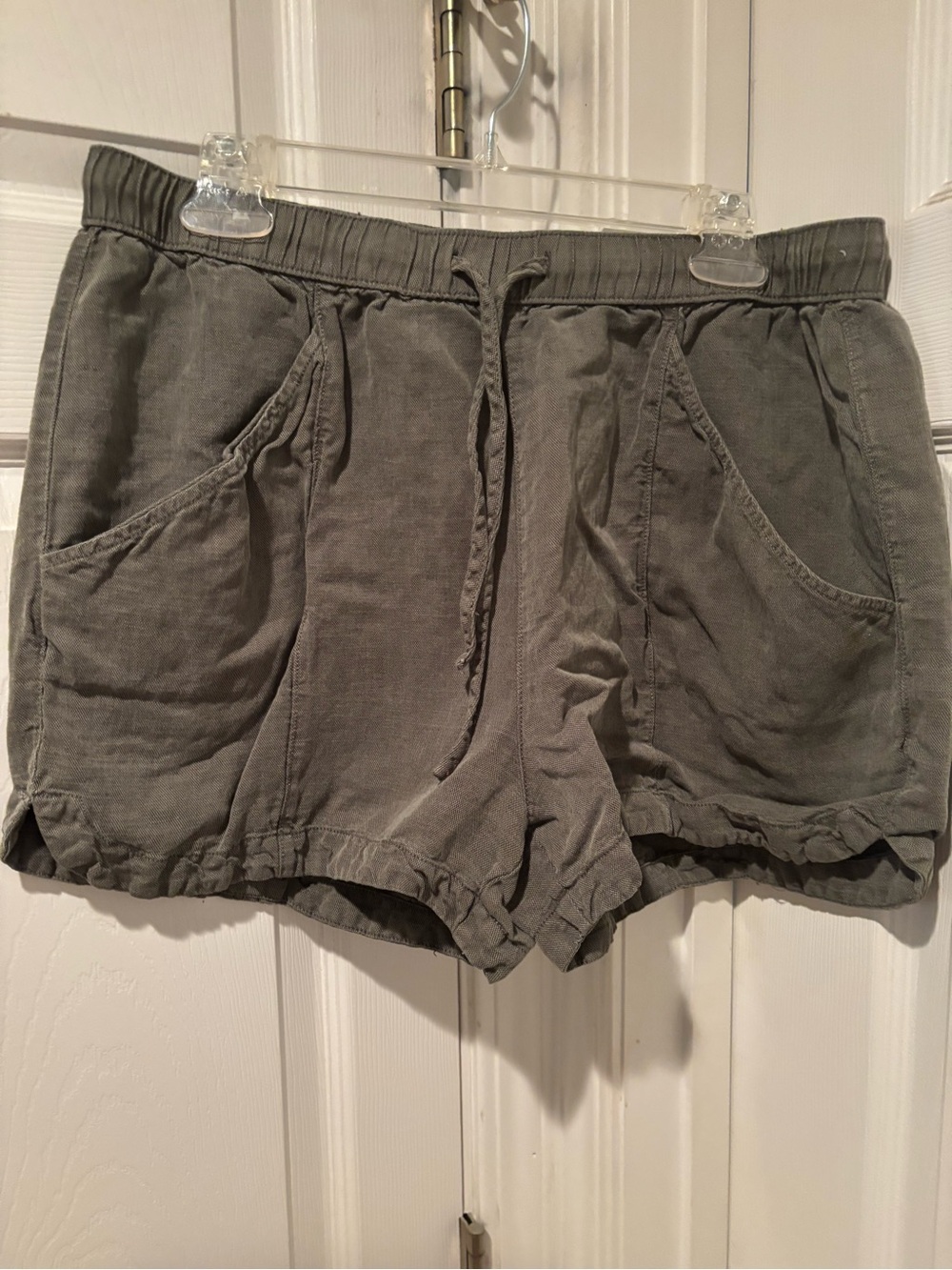 C&C California Olive Drawstring Athletic Shorts